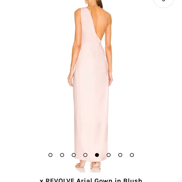 Revolve Arial Gown Blush size Small bridesmaid pink dress - Picture 3 of 5